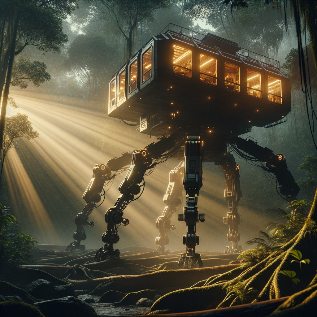 ROAM traversing dense rainforest